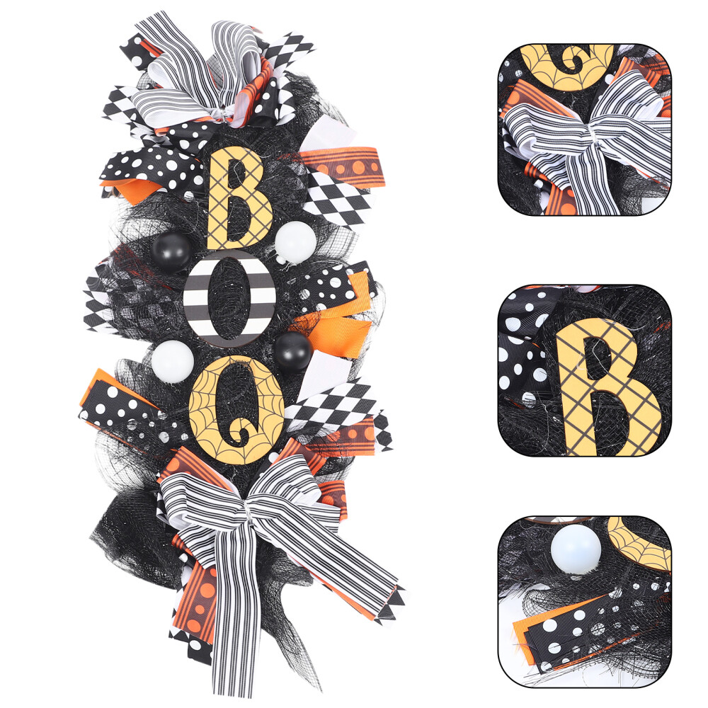 Halloween Welcome Wreath Pumpkin Plush Christmas Decorations Baby