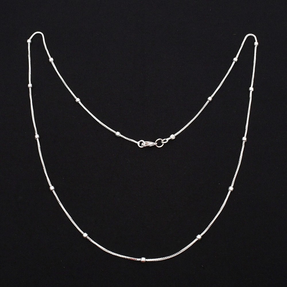 Silve Beaded choker 