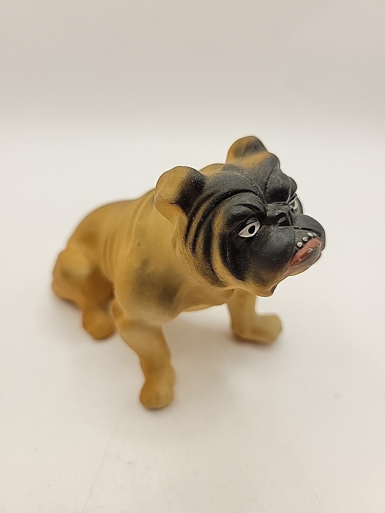 Antique German Bisque Porcelain Bulldog Figurine