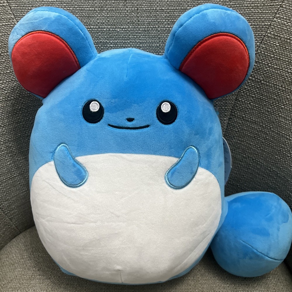Pokemon Squishmallows Marill 12” Plush Stuffed Animal New With Tags 2024