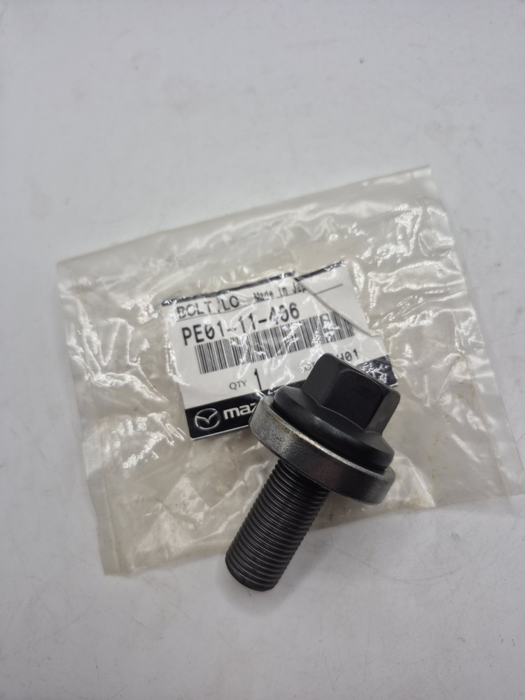 Mazda CX-5 2.5L Genuine OEM Camshaft Pulley Bolt PE0111406 New