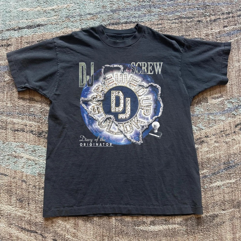 NEW! Dj Screw Diary of the Originator Unisex Black T-shirt S-5XL