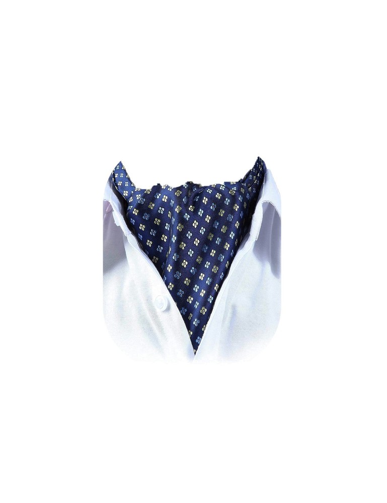 Ascot Tie Mens Formal Cravat Ties Floral Paisley Polka Dot Jacquard Self