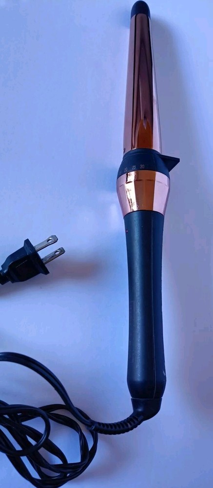 Conair Infiniti Pro 1 1/4Rose Gold Titanium Curling Wand Adjustable Temp Tested