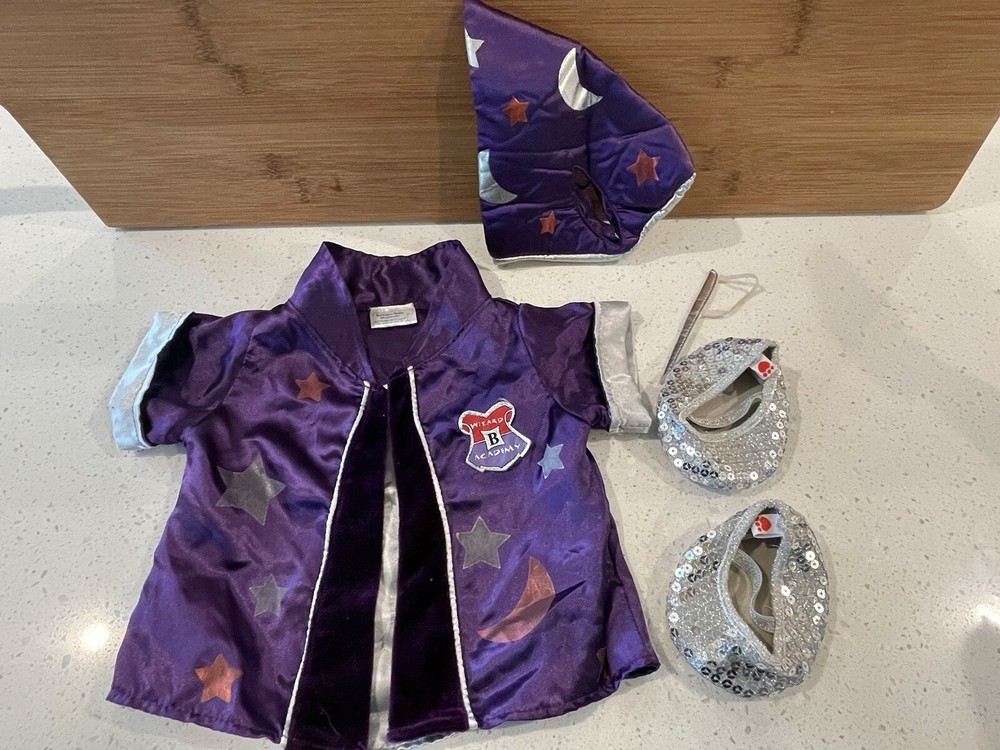 Build A Bear HARRY POTTER Wizard Academy Robe, hat, wand, and shoes