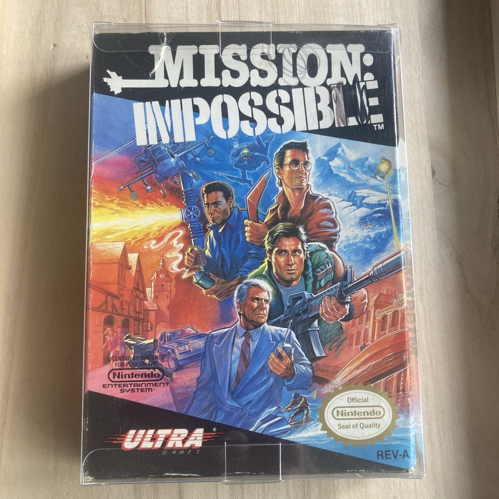 Mission: Impossible (NES Nintendo Entertainment System)  *FOAM BlOCK NO SLEEVE*