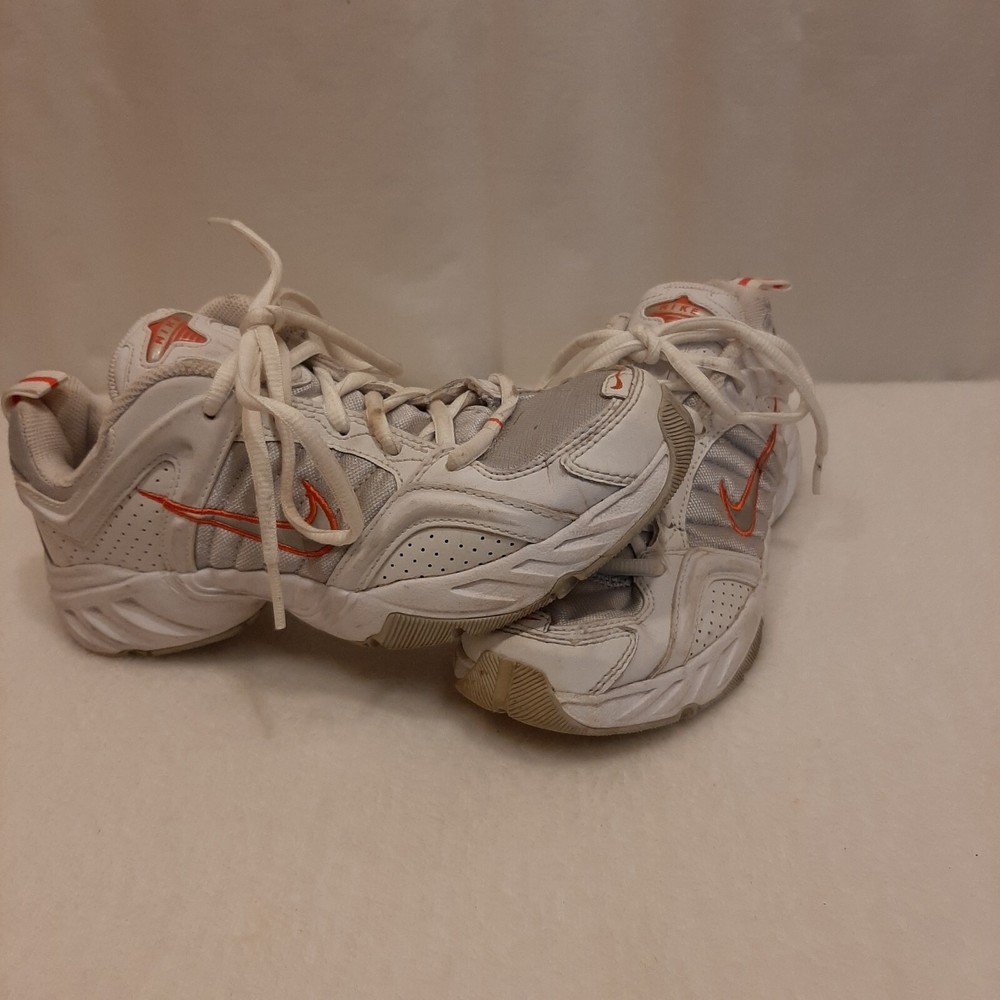 Nike 310184 Women's Shoes Training Running Size 6.5 Peach White Non Marking READ