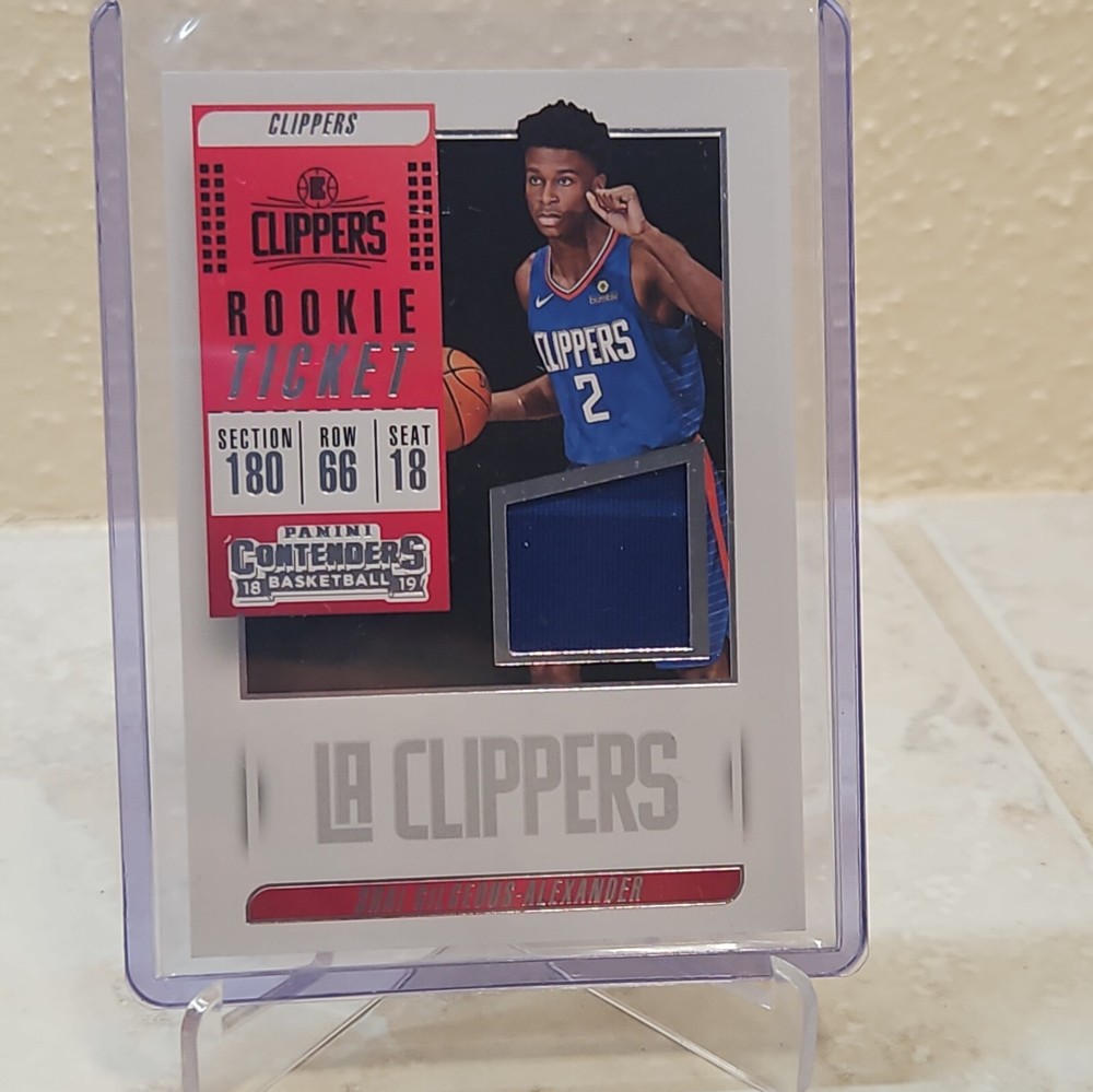 2018 Contenders Shai Gilgeous-Alexander  Ticket Patch RC NBA Dunk Digital Card