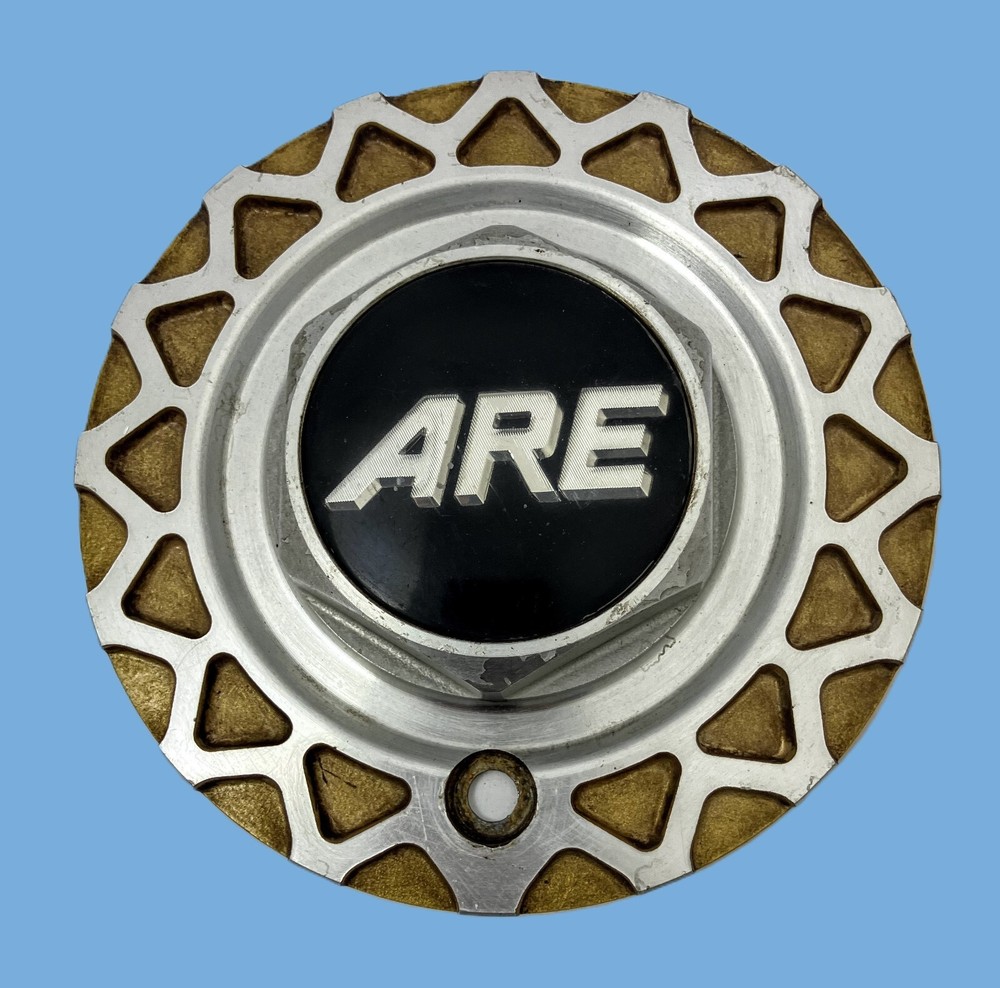 American Racing Ent. (A.R.E.) Gold/Silver Custom Wheel Center Cap# 899097 899098