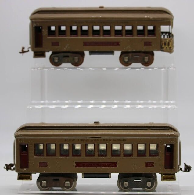 Lionel Standard Gauge NYC Lines Coach & Observation Cars Metal Set  