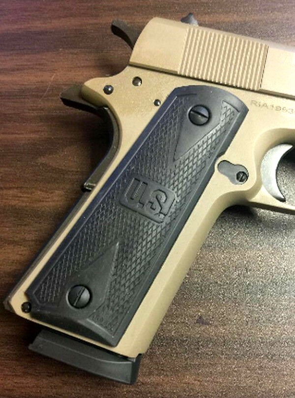 1911 Grips Full Size embossed U.S. fits Springfield Colt Rock Island Pro Shooter