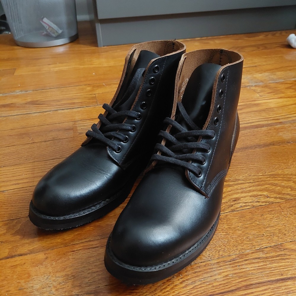 SM Wholesale Black USN Boondockers, Size 8