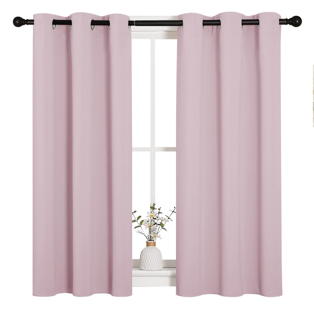 Girls Room Darkening Thermal Insulated Nursery Curtain Panels