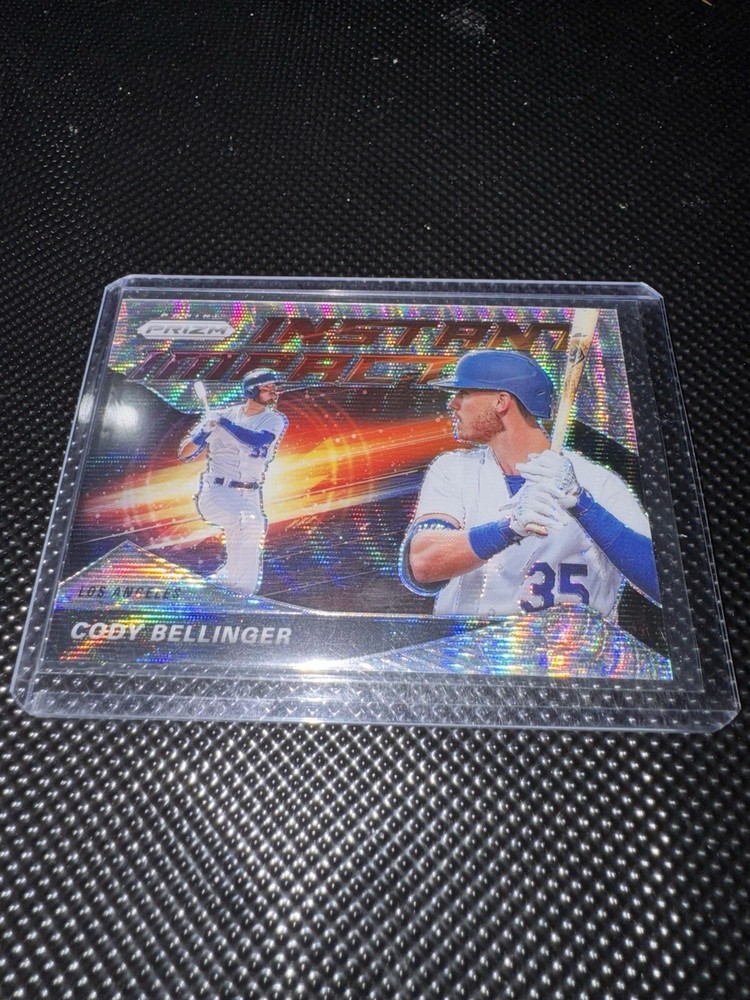2020 Panini Prizm Cody Bellinger #II-8 Instant Impact White Prizm #’d /60
