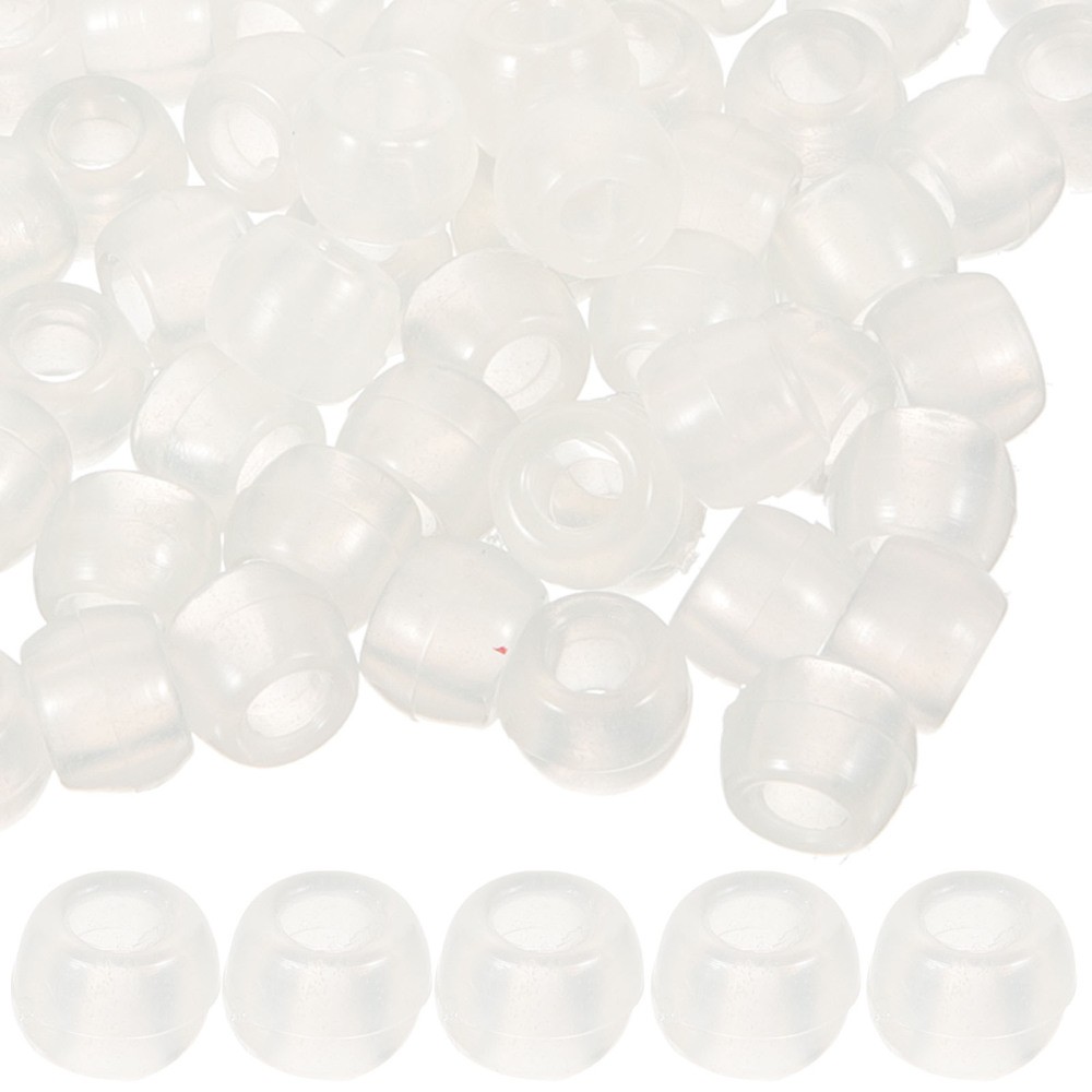 1000 Pack UV Color Changing Glow in the Dark Beads Multi Color Travel Clear