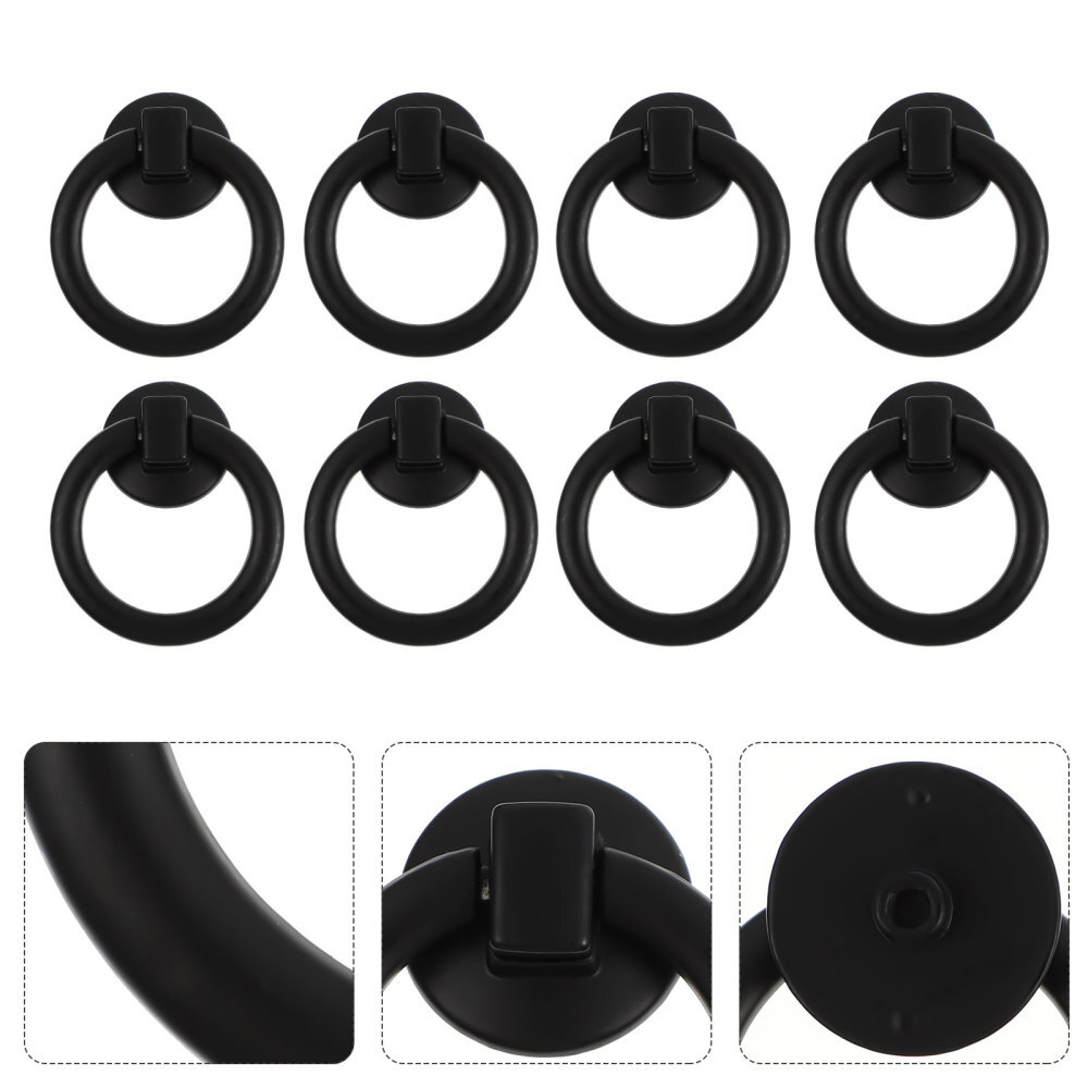 10 Pcs Minimalist Wall Rack Drawer Handles for Office Furniture and Mother-of-Pearl Decor