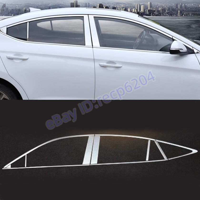 Chrome Steel Bottom Door Window Frame Sill Cover Trim For Toyota Venza 2021-2024