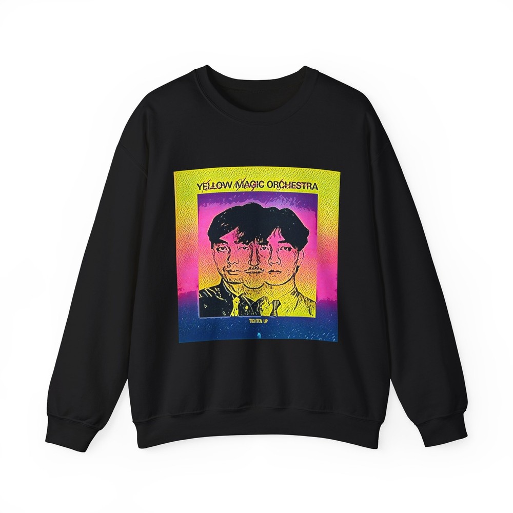 Yellow Magic Orchestra Graphic Print LS Unisex Heavy Blend™ Crewneck Sweatshirt