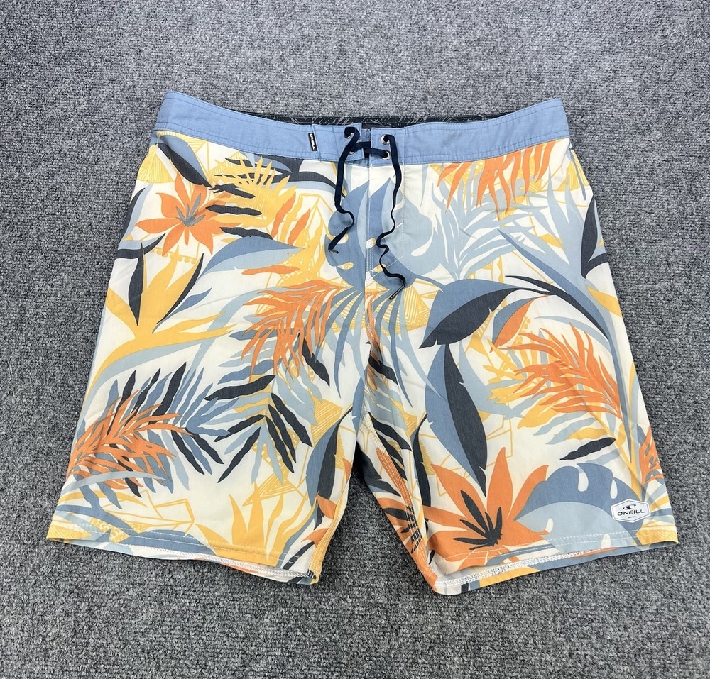 O'Neill Men's Hyperfreak 34 Floral Brach Surf Swim Trunks