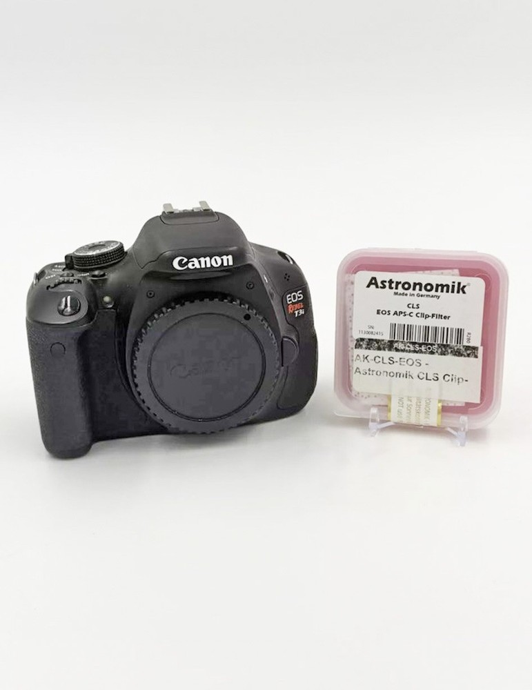Canon EOS Rebel T3i 18.0MP Digital SLR Camera Astronomik EOS Filter Installed