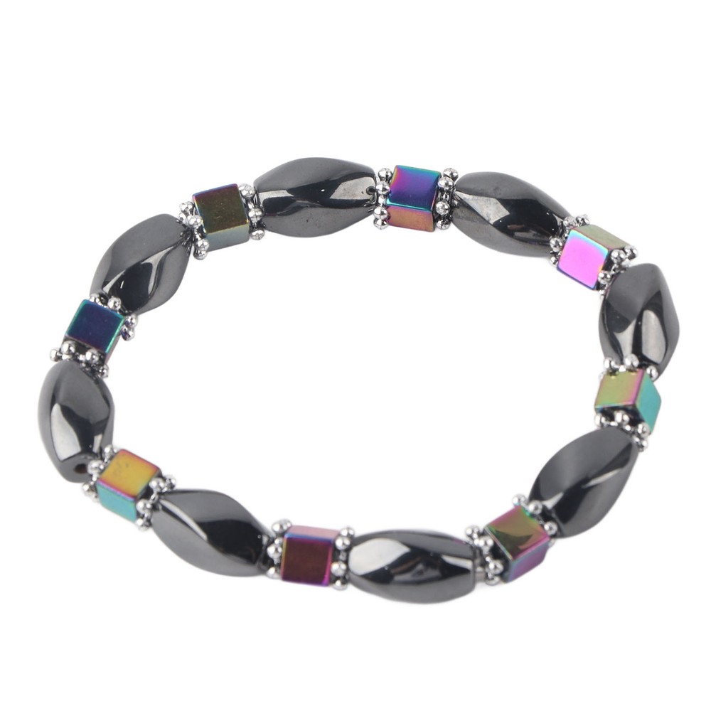Multi Colors Elastic Magnetic Therapy Bracelet Weight Loss Bangle J FAD