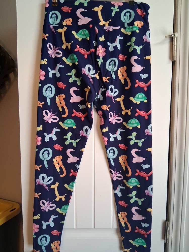 LuLaRoe Women's Leggings TC CUTE BALLON ANIMALS
