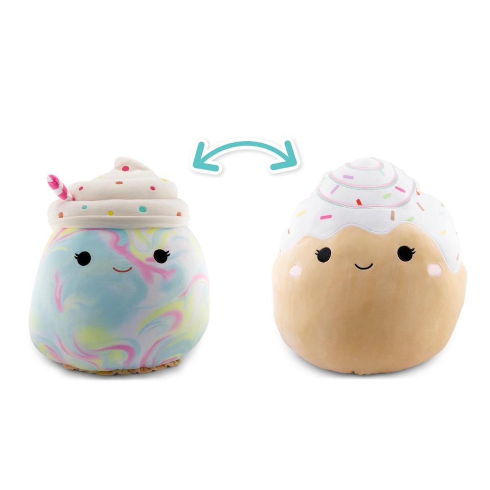 Squishmallows Flip-A-Mallow 12 Inch Plush | Kelen Milkshake & Rease Cinnamon