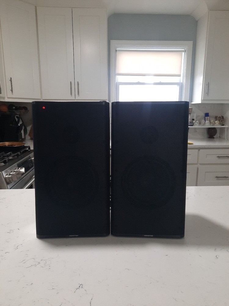 Monster Clarity HD Model One Powered Speakers in Black with Bluetooth