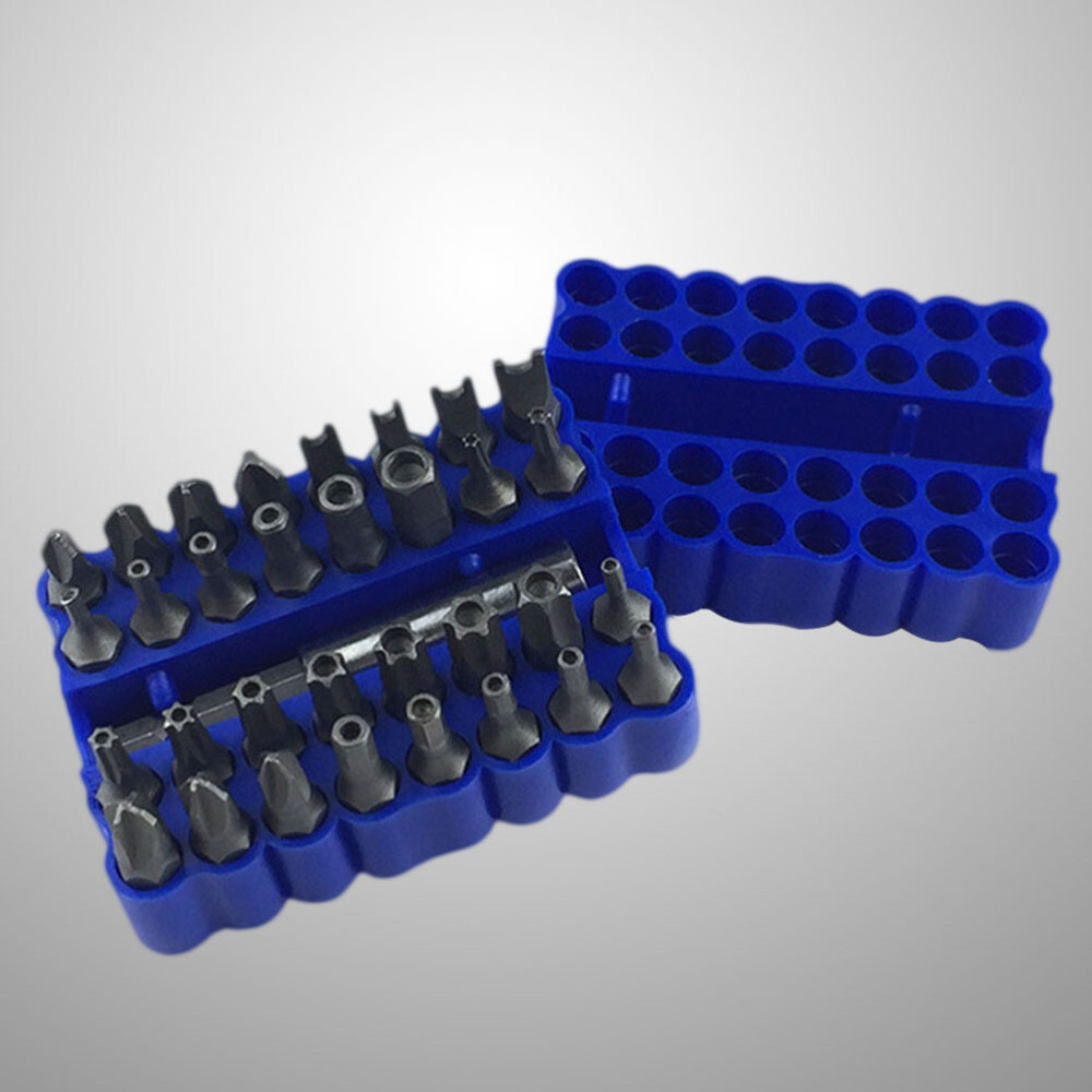 33ピースセキュリティビットセット不正開封防止六角ドライバー ビット付き