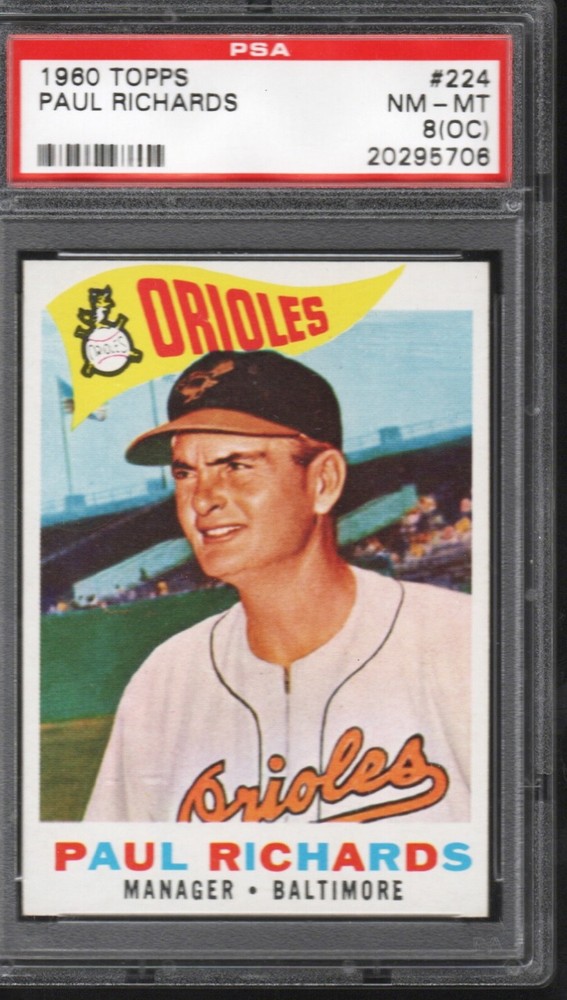 1960 Topps - Paul Richards #224