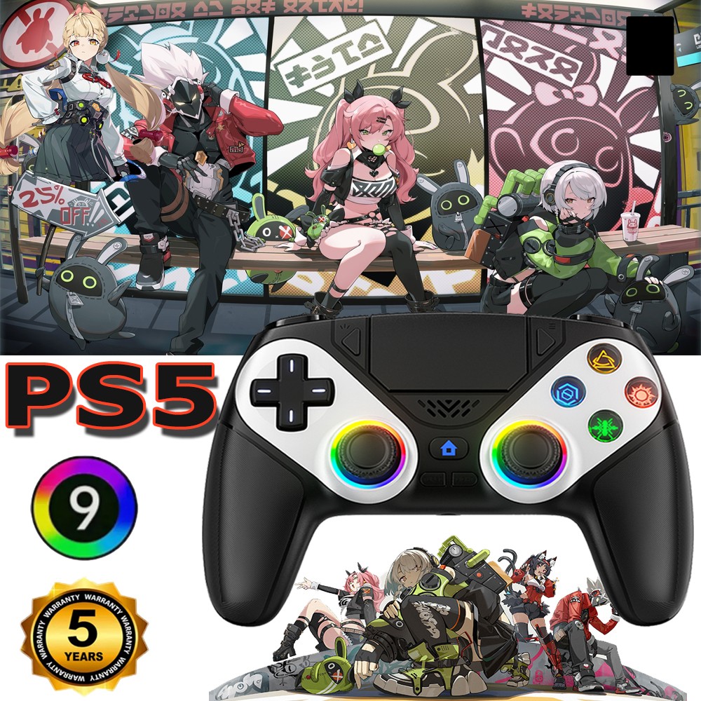 Wireless Controller For Sony Playstation5 PS5 Pro/Slim/PC Dual Vibration/Turbo