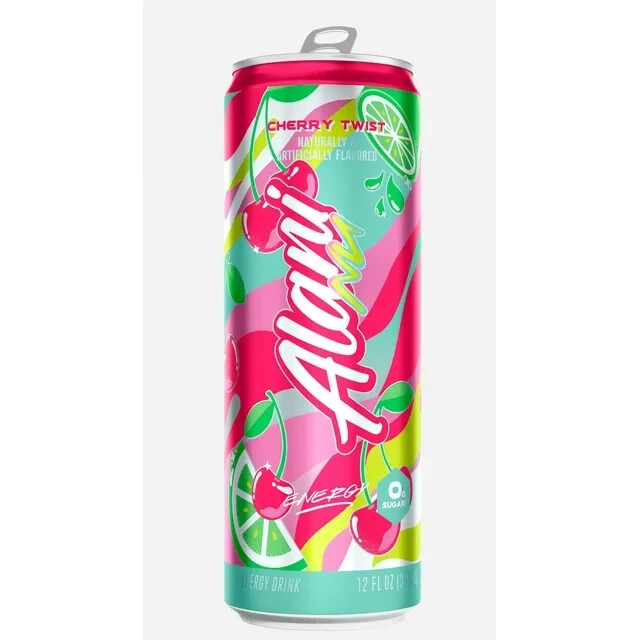 Alani Nu Energy Drink, Cherry Twist Limited Time , 12 fl oz Single Can-image