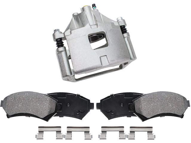 For Cadillac Seville Brake Pad and Caliper Kit Detroit Axle 33878BGRZ