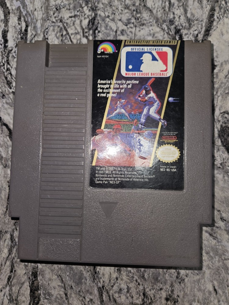 Major League Baseball (NES, 1988) Cart Only Tested