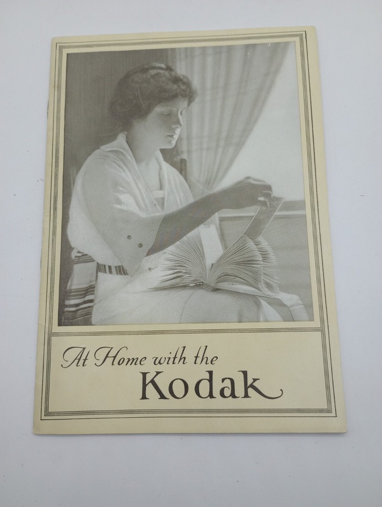 1920's Booklet At Home with Kodak Instruction Booklet to Taking Great Photos