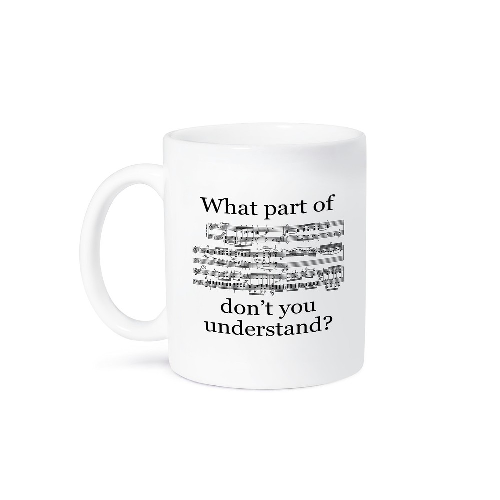3dRose Musician Themed Coffee Mug for Music Lovers