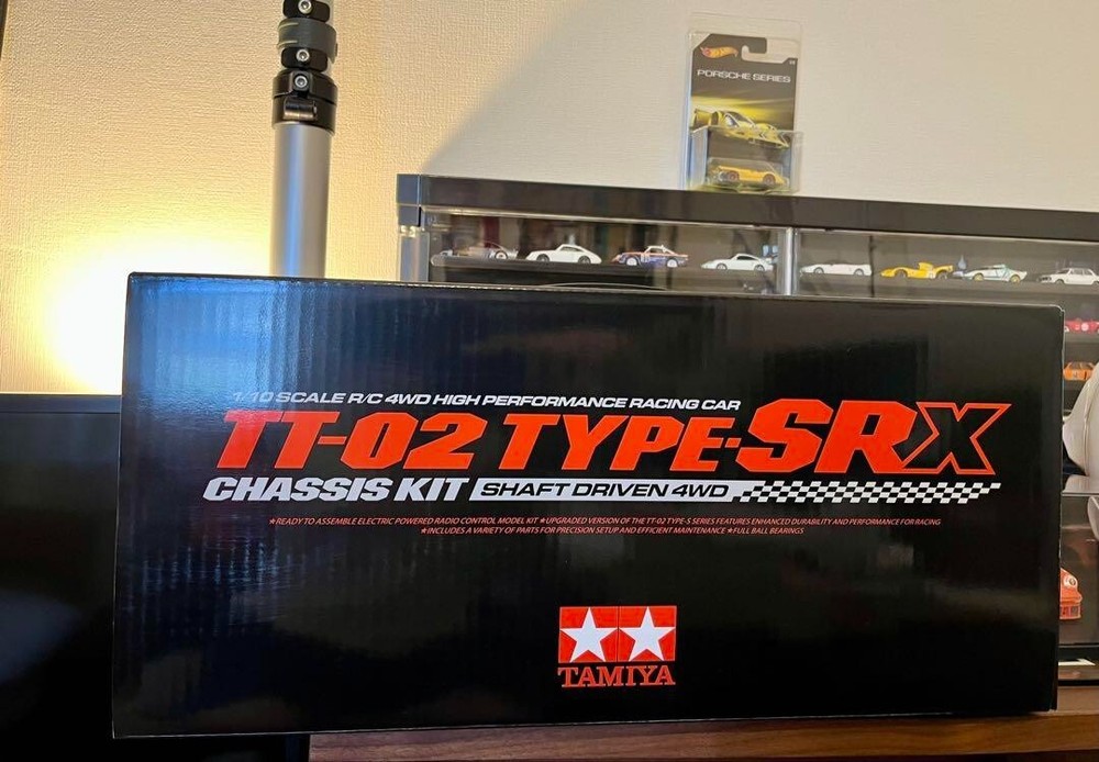 TAMIYA TT-02 TYPE-SRX RC car chassis kit for high-performance racing