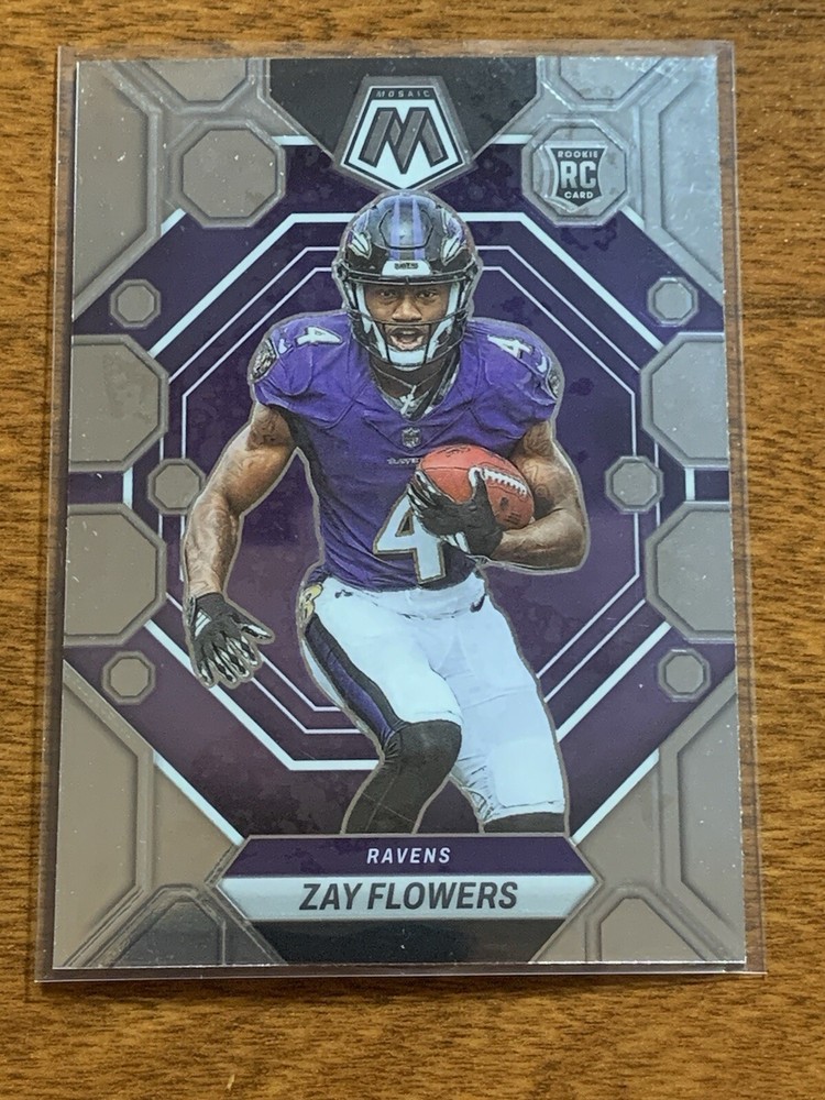 Zay Flowers RC ~ 2023 Mosaic Rookie ~ Ravens RC