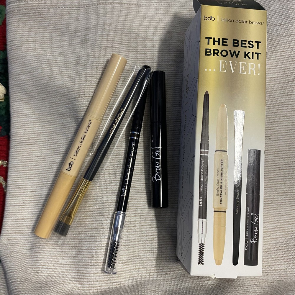 BDB BILLION DOLLAR BROW BEST SELLERS KIT  4 PIECE EYEBROW SET NEW IN BOX