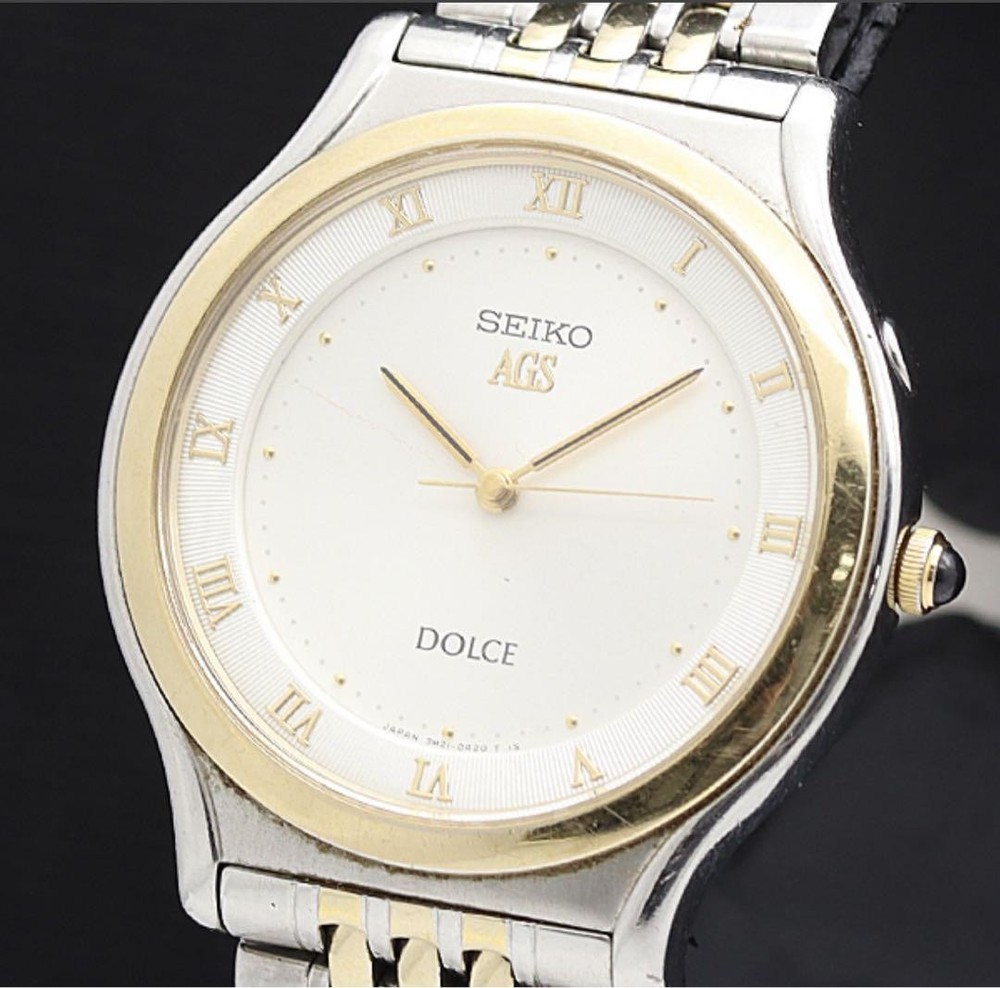 Seiko Dolce 3M21-OA20 Silver Dial Quartz Men's Watch