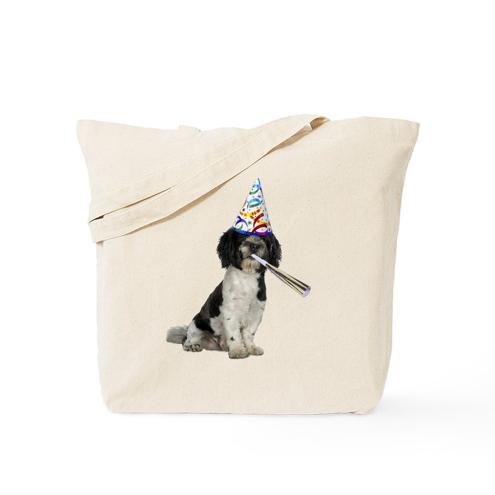 CafePress Havanese Party Natural Canvas Tote Bag, Cloth Shopping Bag (353811240)