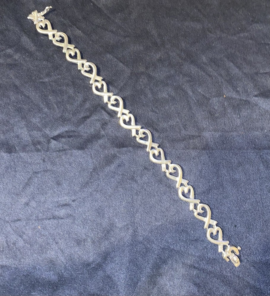 Vintage Tiffany & Co. Sterling Silver Paloma Picasso Open Loving Heart Bracelet