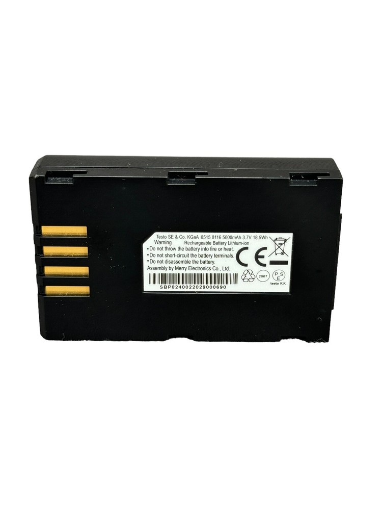 0515 0116 0554 8852  Equipment, Survey  Battery For Testo  876  6800mAh  25.16Wh