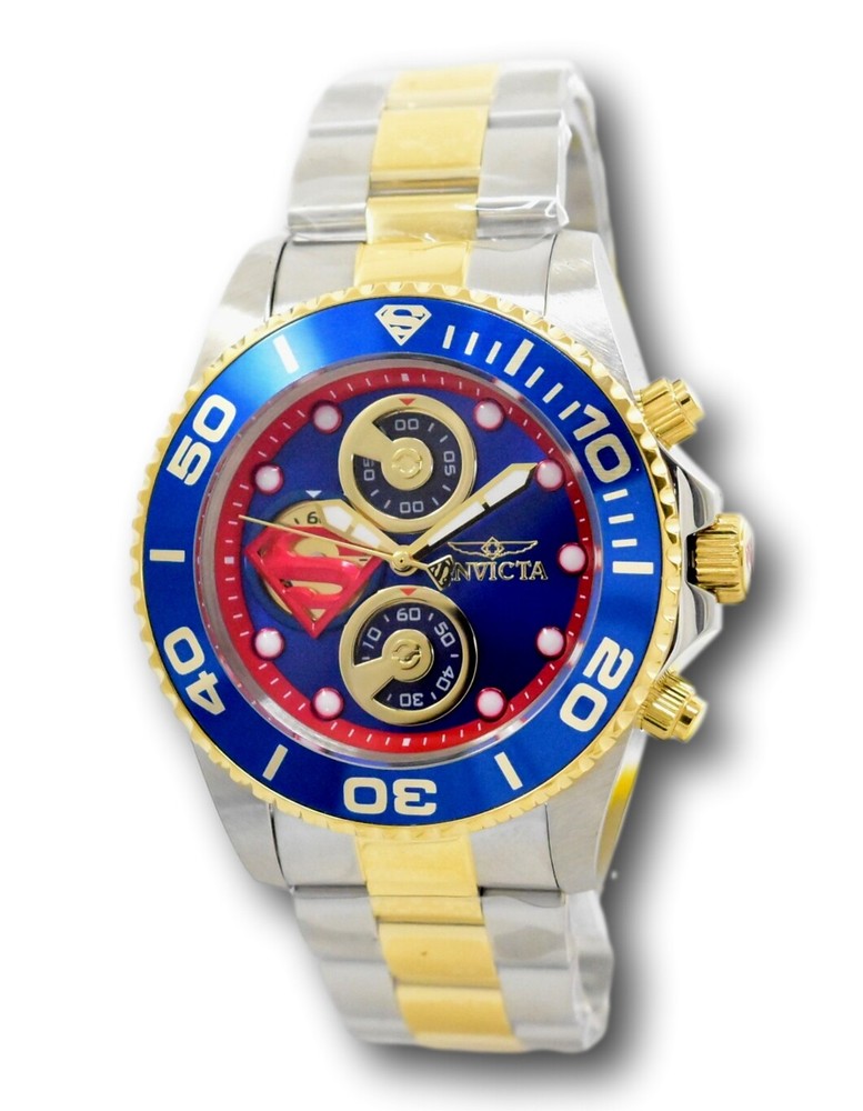 Invicta DC Comics Men's 43mm Superman Limited Edition Chronograph Watch 29063