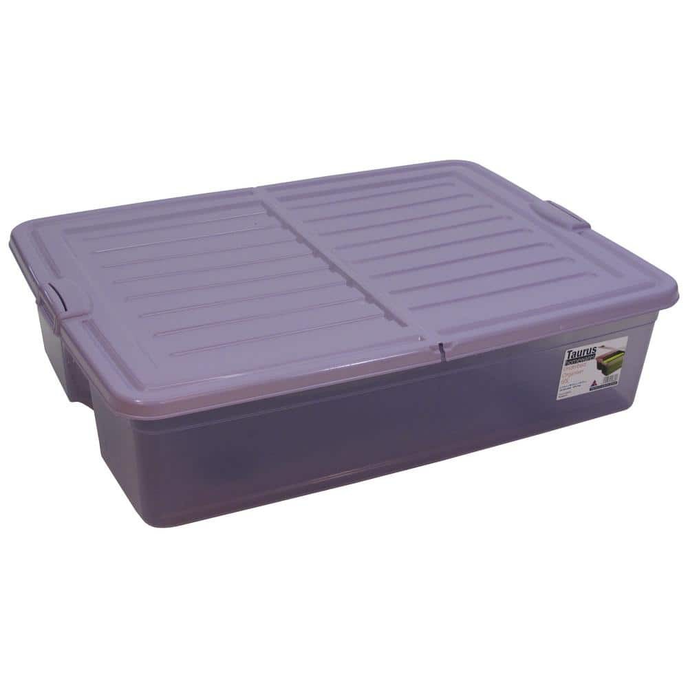 13 Gallon Lavender Underbed Storage Tote