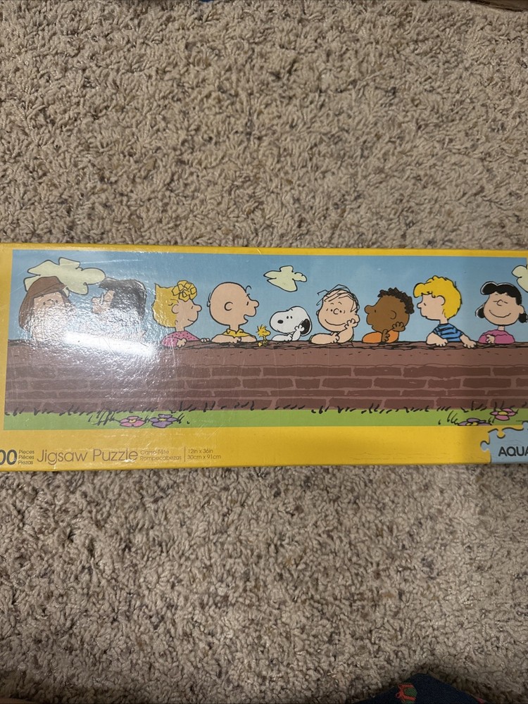 Aquarius 1000-Piece Peanuts Cast Slim Theme Licensed Jigsaw Puzzle