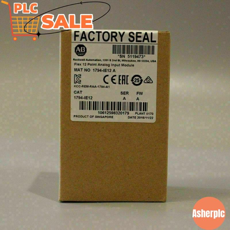 Allen-Bradley 1794-IE12 Flex 12 Point Analog Input Module New Sealed US Free Tax