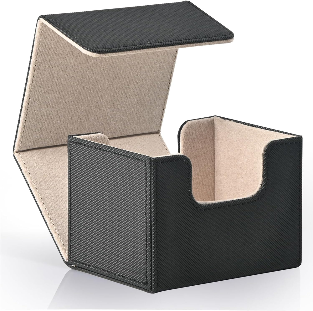 Card Deck Box for Trading Cards, MTG Commander Deck Box Holds 120+ Single Sleeve