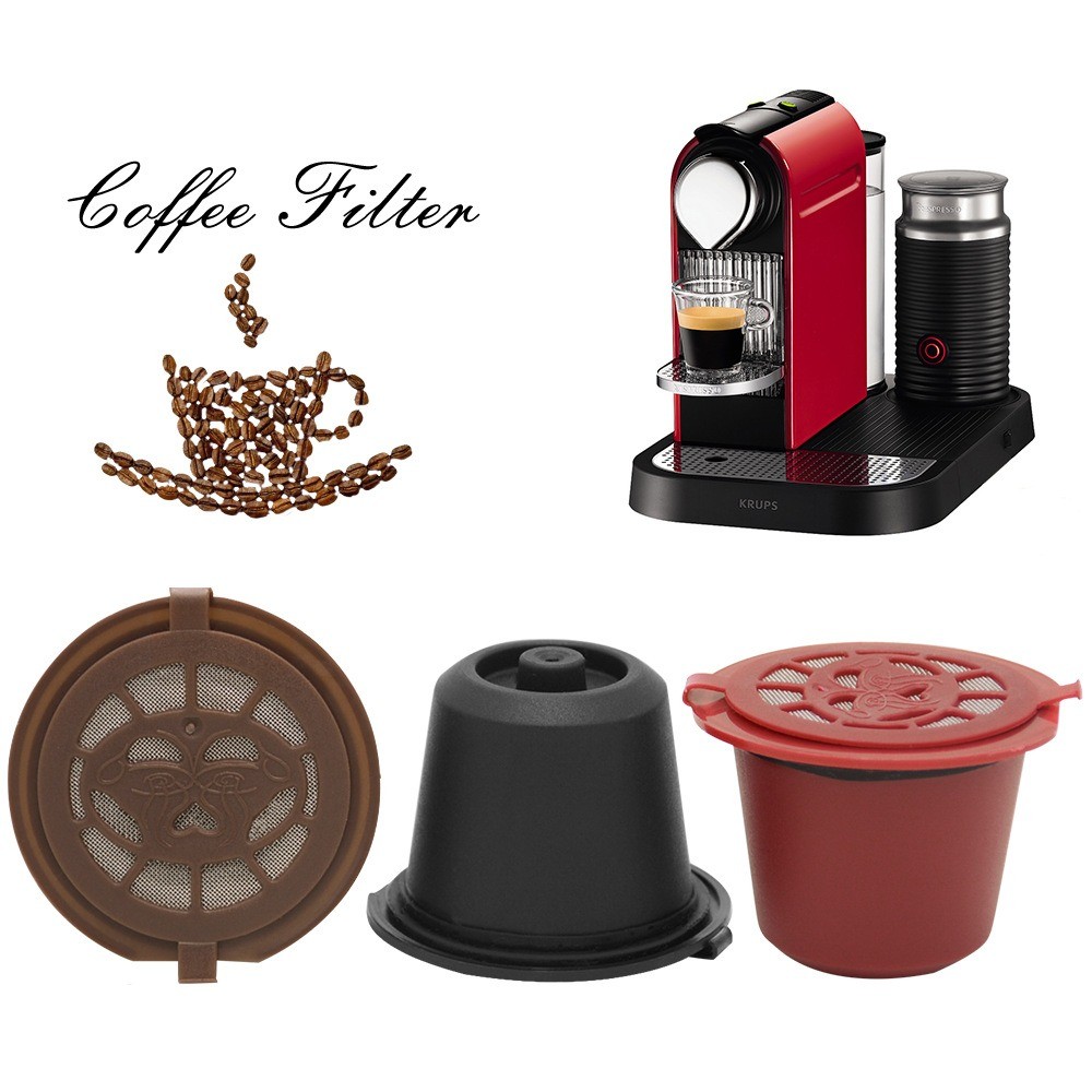 1pcs Refillable Reusable Coffee Filter Capsules Pods For Nestle Nespresso