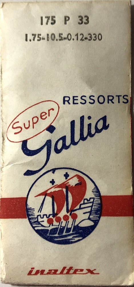 1X Mainspring 1.75x0.12mm Ø10.5 Watch Spring 330 175 P33